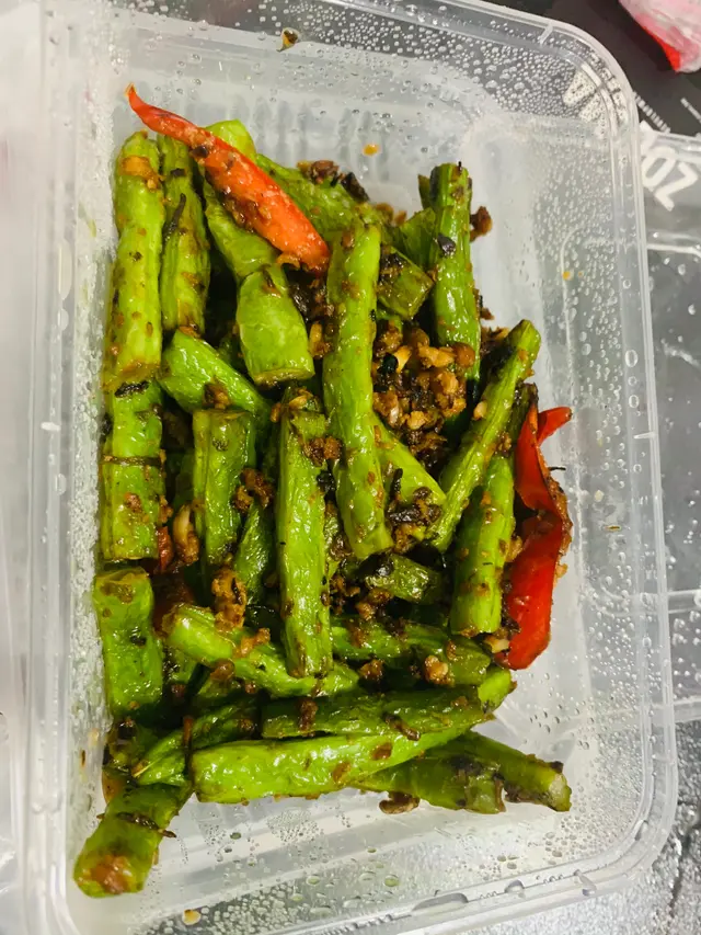 欖菜肉鬆四季豆