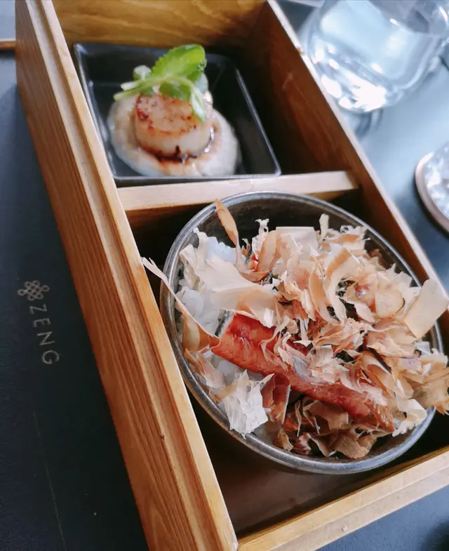 煎帶子 & 日式鰻魚飯