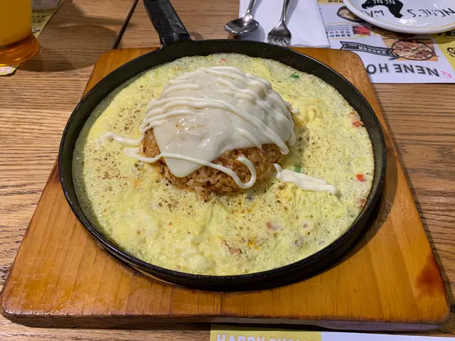 芝士蛋伴泡菜炒飯