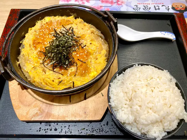滑蛋白豚丼