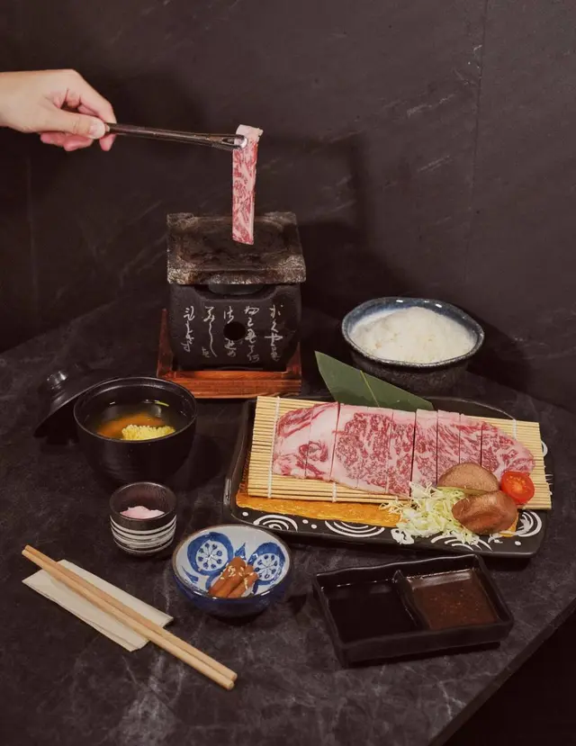 石燒A4和牛肉眼定食