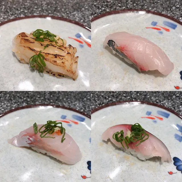 火炙左口魚邊、深海池魚、魴鮄、鯖魚