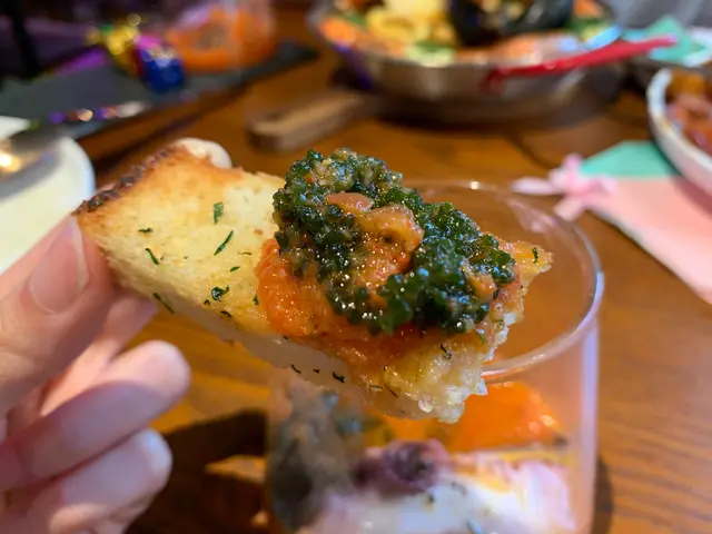 Octopus carpaccio with sea grapes