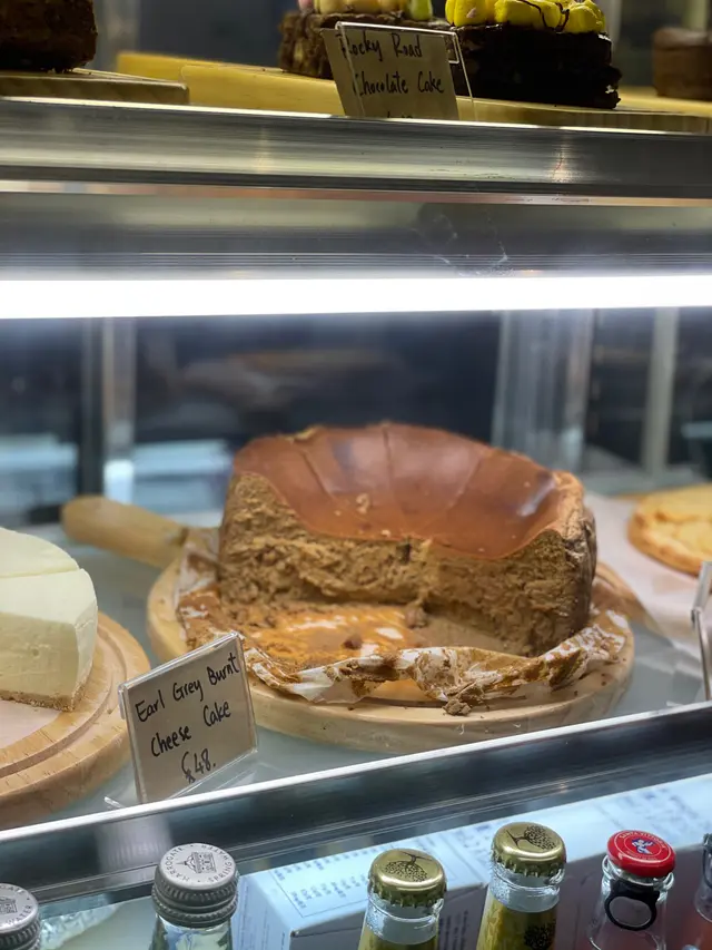 Earl Grey Burnt Cheesecake