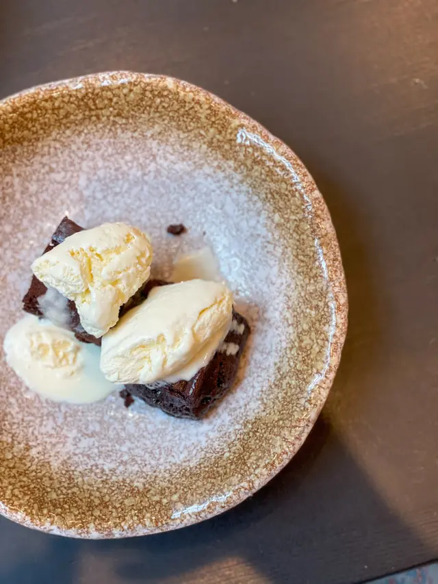 Brownie with Ice Cream