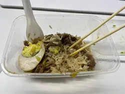 卤肉豬脾飯