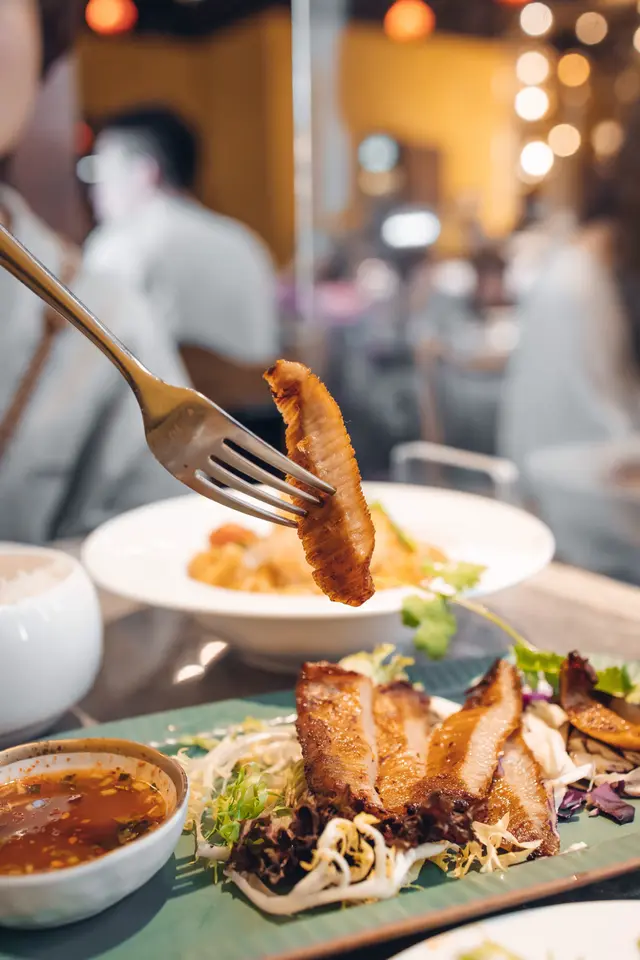 泰式燒西班牙黑毛豬頸肉