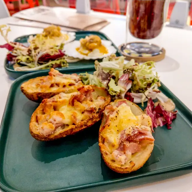 煙肉芝士焗薯皮