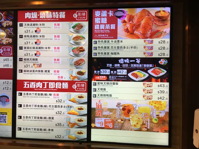 下午茶餐牌