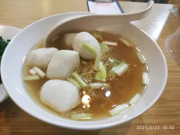 下午茶餐~鱼蛋幼面