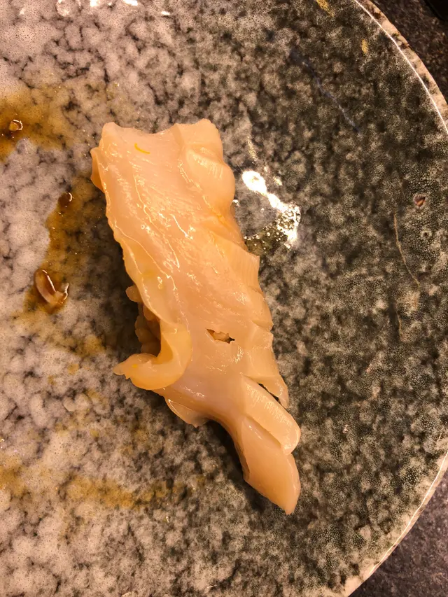 北海道活象拔蚌壽司