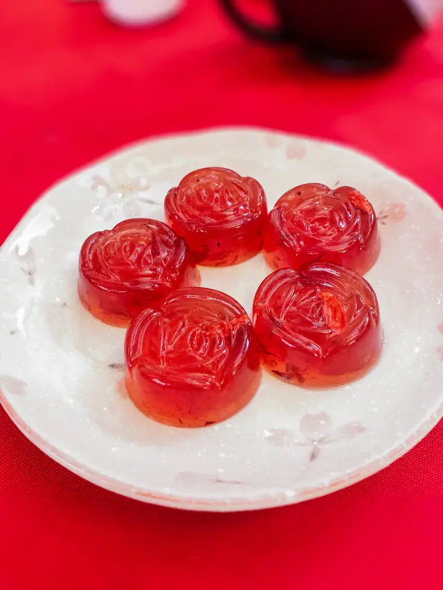 圓肉杞子桂花糕