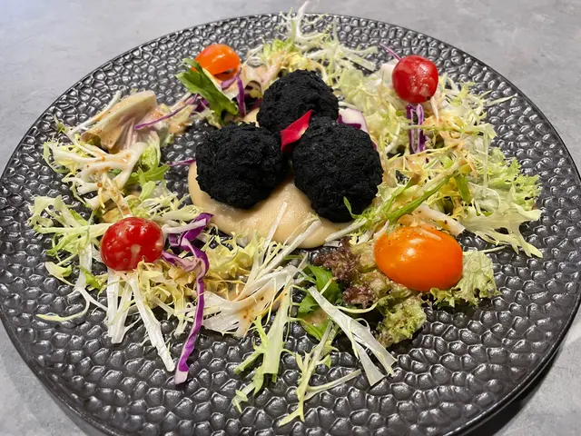 黑金獅子球薯蓉時令蔬菜