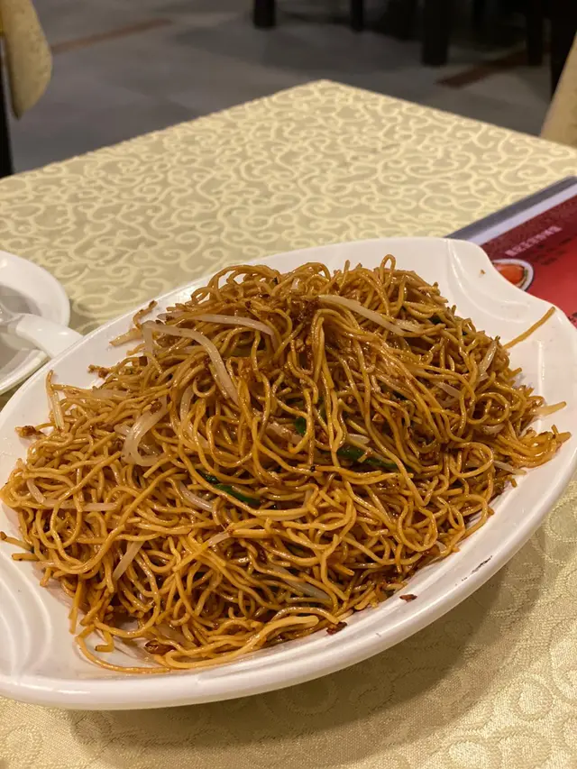 蟹油王炒麵