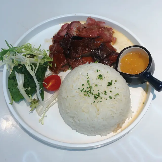 鼎家柑橘燒鵝孖寶飯