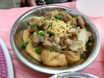 面酱豆卜蒸排骨