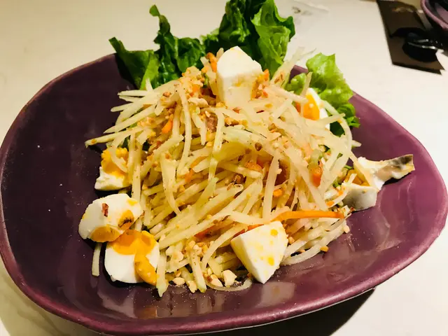 咸蛋青木瓜沙律