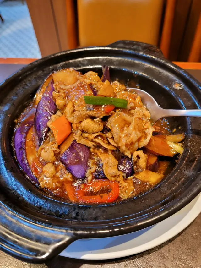 XO醬茄子肥牛煲