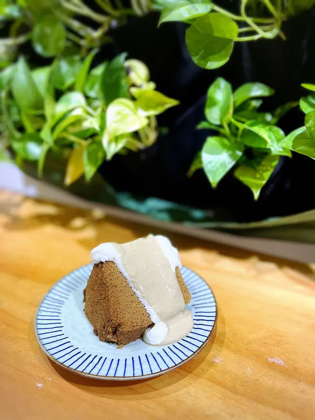 焙茶戚風蛋糕