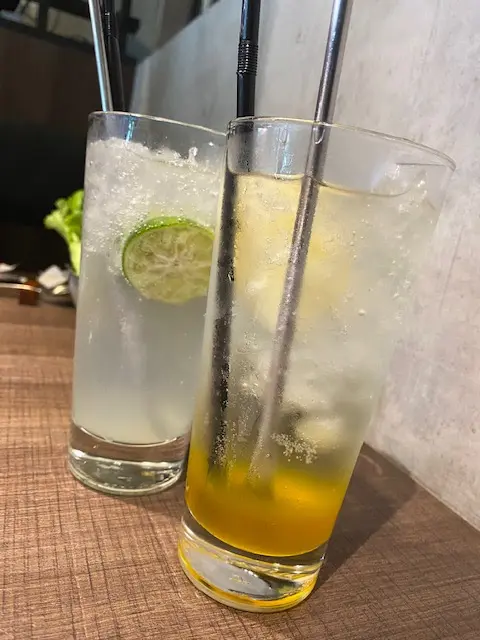 青檸梳打 & 菠蘿梳打