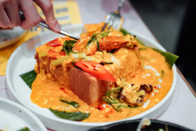 黃咖喱海鮮多士盒