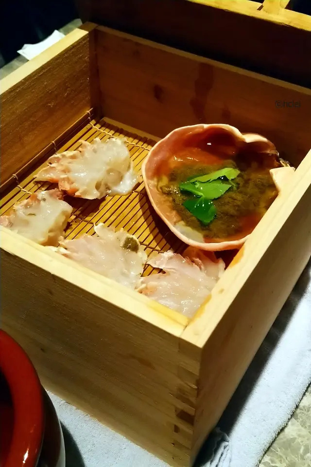 蒸松葉蟹及蟹膏