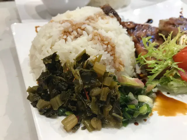 香煎蓮藕餅豬扒飯