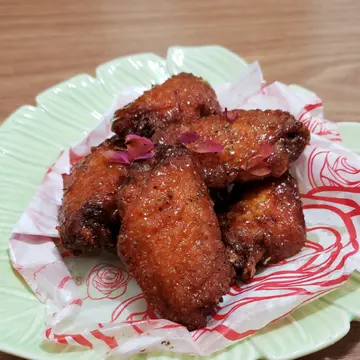 文青风玫瑰鸡翼