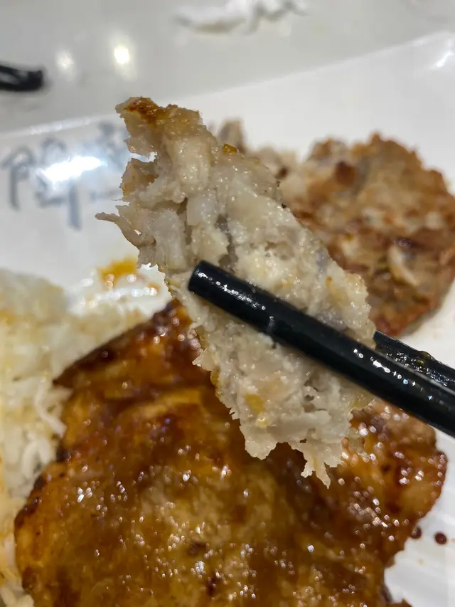 香煎蓮藕餅豬扒飯