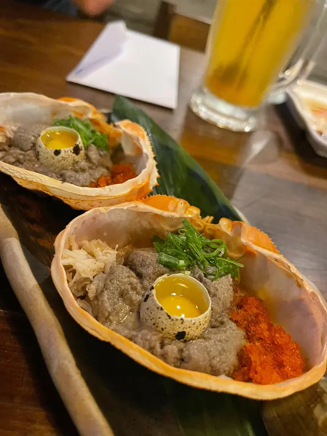 蚧味噌甲羅燒