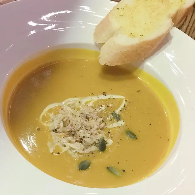 蟹肉南瓜湯