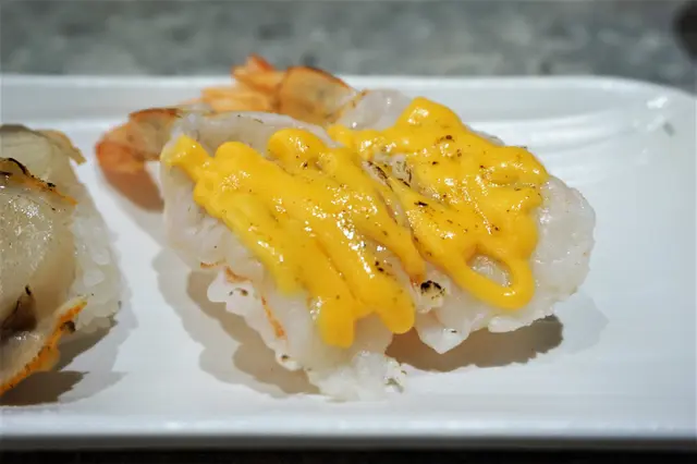 炙燒芝士白蝦壽司