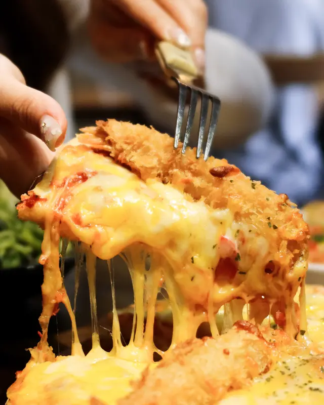 三重芝士炸蝦pizza