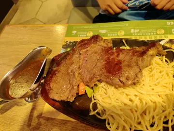 肉眼扒意粉