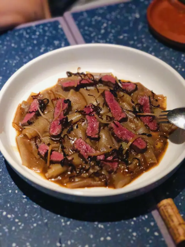 Seared Skirt Steak Noodles