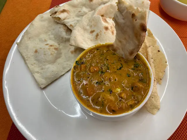 Mix Veg Curry with Naan