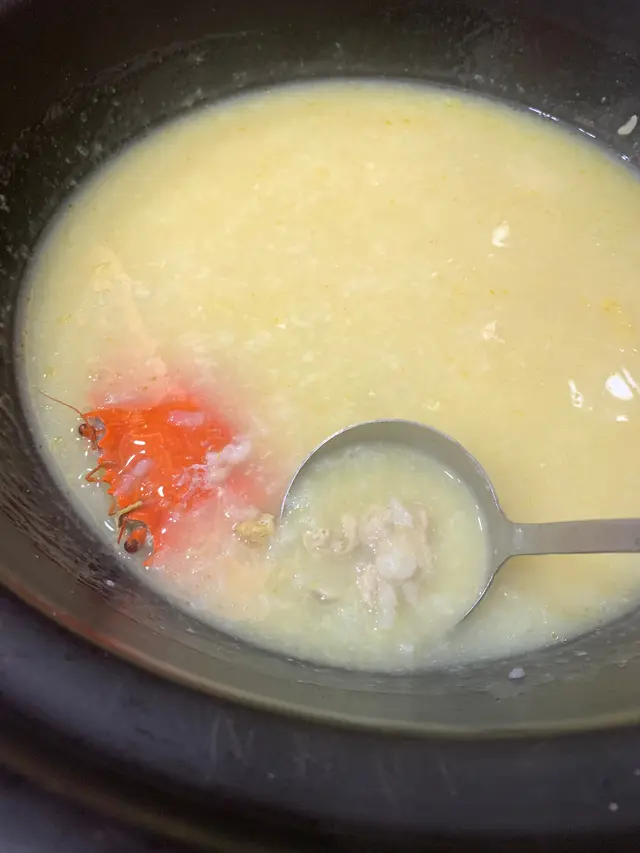 海鮮精華排骨小干貝粥