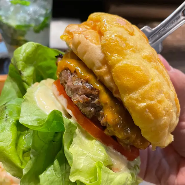 經典手打羊肉漢堡