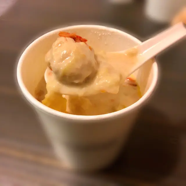 櫻花蝦雞肉丸濃湯