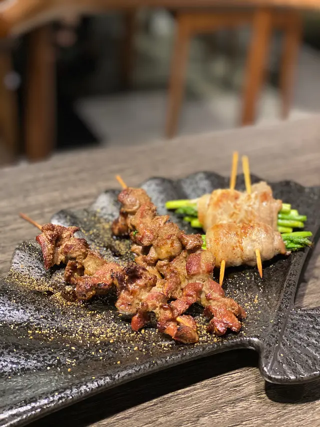 燒雞腎,五花蘆筍卷