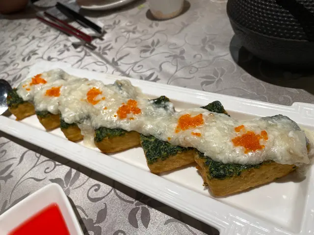 蟹肉菠菜豆腐盒