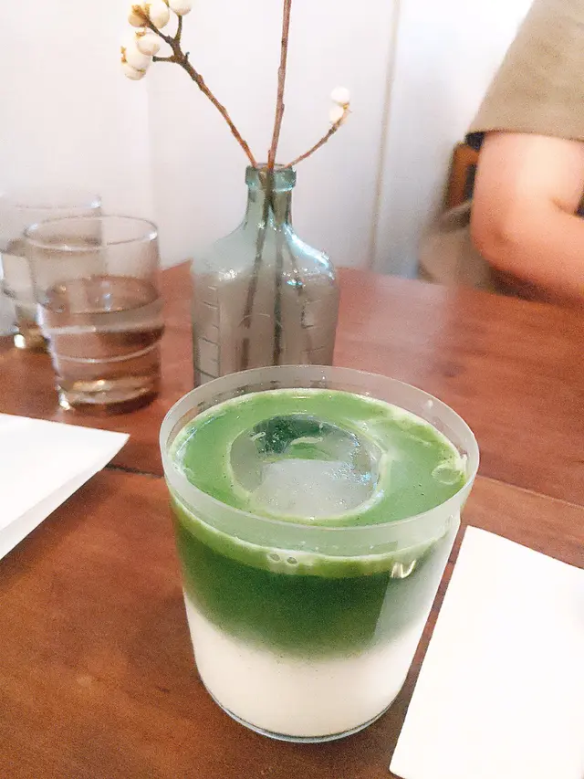 京都 美好園 森之白 凍抹茶拿鐵