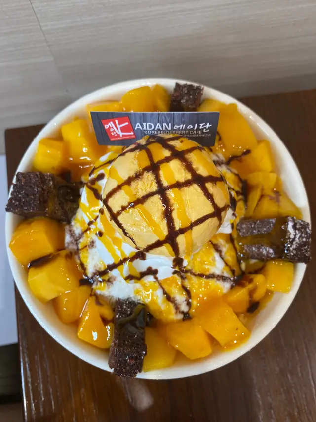 芒果布朗尼3.6牛乳雪花冰