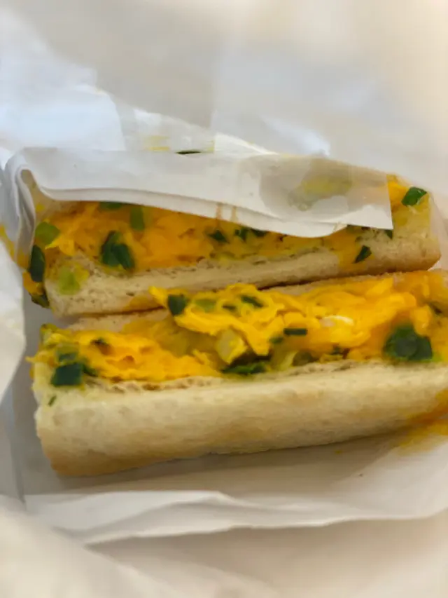 失敗嘅面包  葱花旦ok