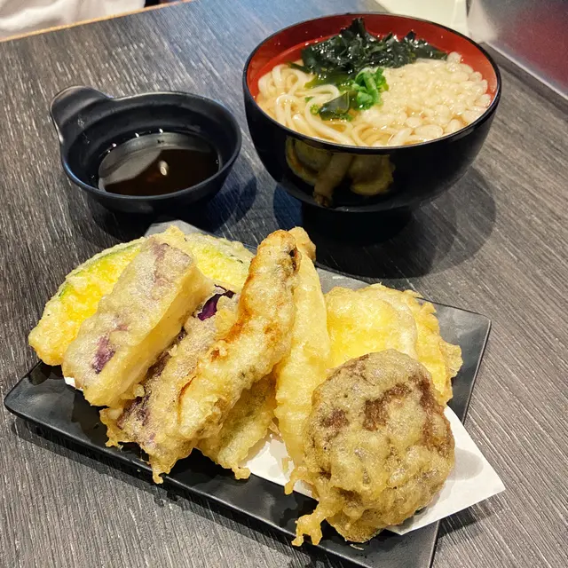 鰻魚海老天婦羅烏冬