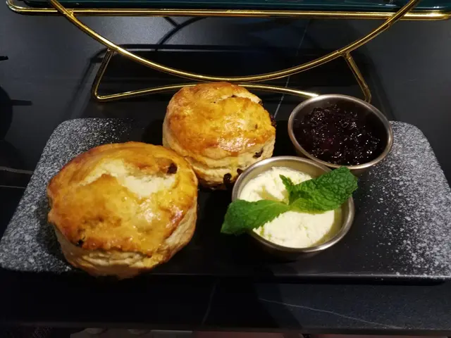 Blueberry Scones with Handmade Jam