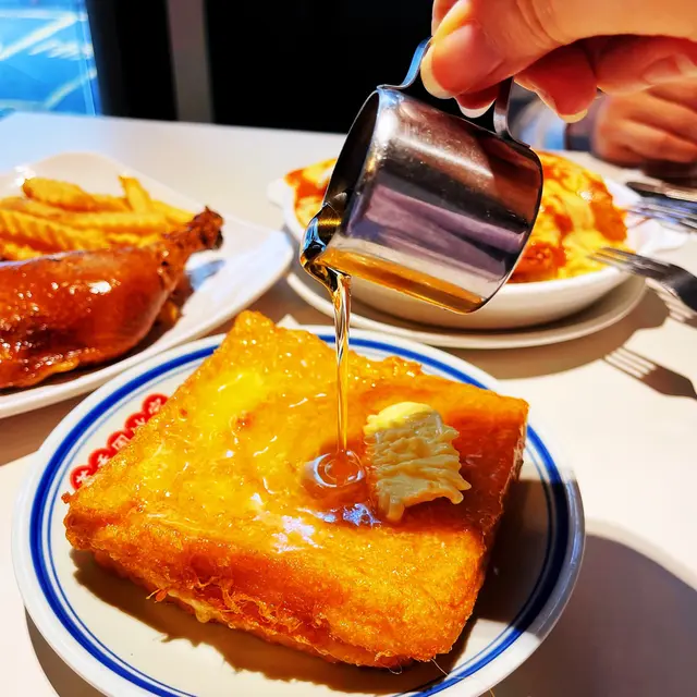 芝士流心厚西多士