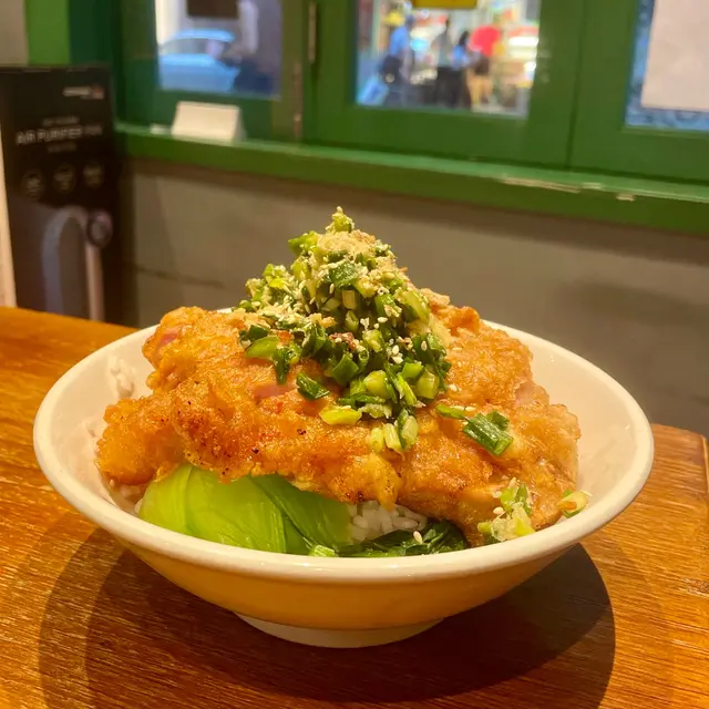 蔥油豬扒飯