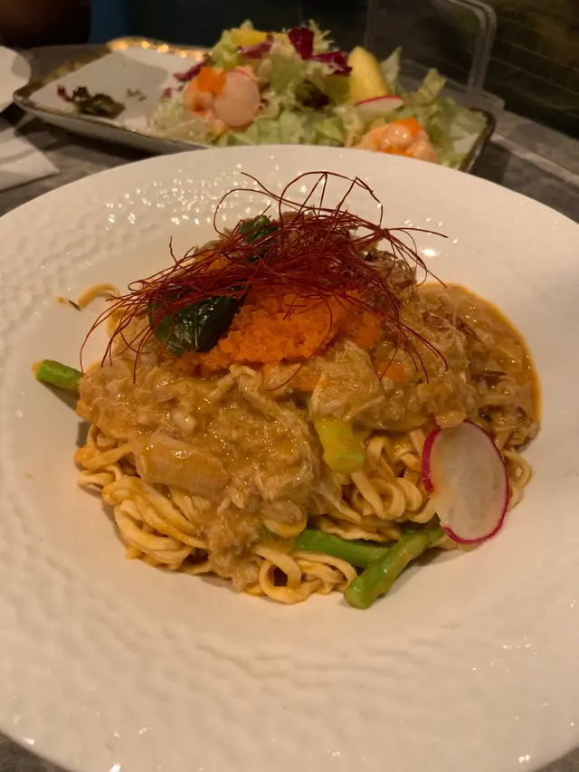 龍蝦汁龍蝦蟹肉伊麵