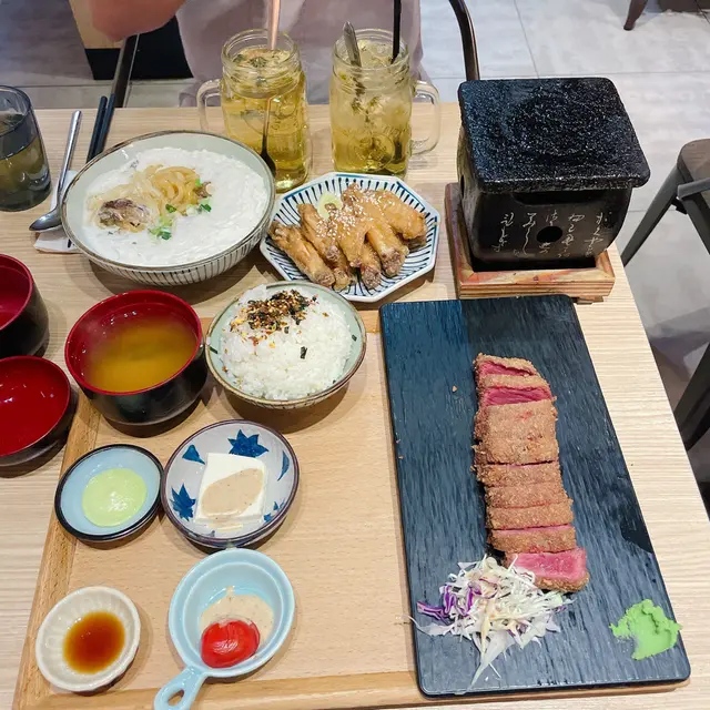 吉列牛定食